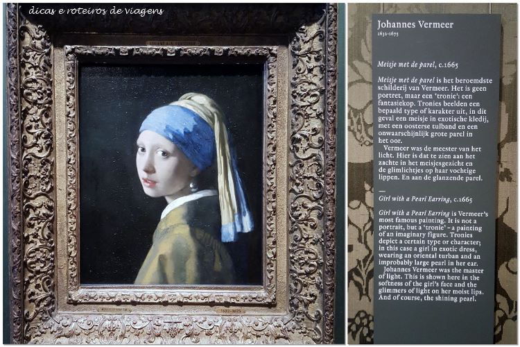 a moça do brinco de pérola de Vermeer